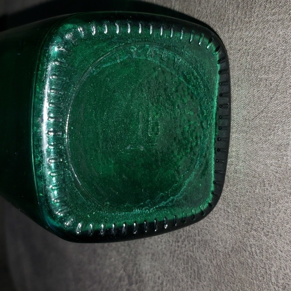 Vintage green glass bottle from Italy - Picture 3 of 5